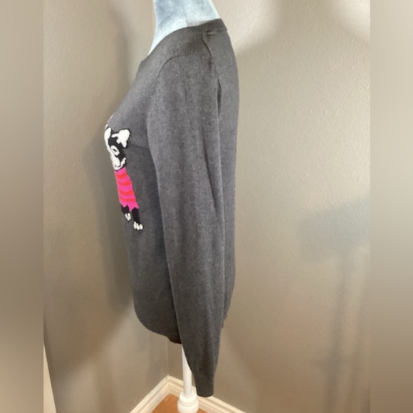 J. Crew French Bulldog Teddie Sweater Size Small - Picture 5 of 10